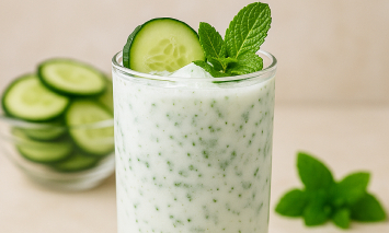 Salatalıklı Naneli Ayran (Ferahlık Bombası)